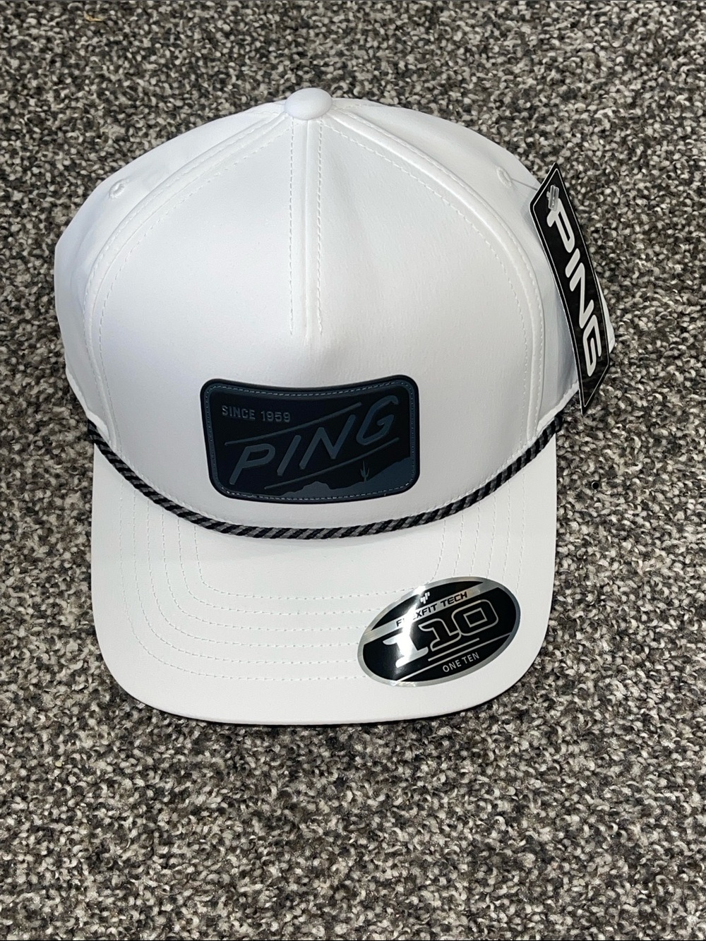 NWTs Ping White Rope Golf Trucker Hat
